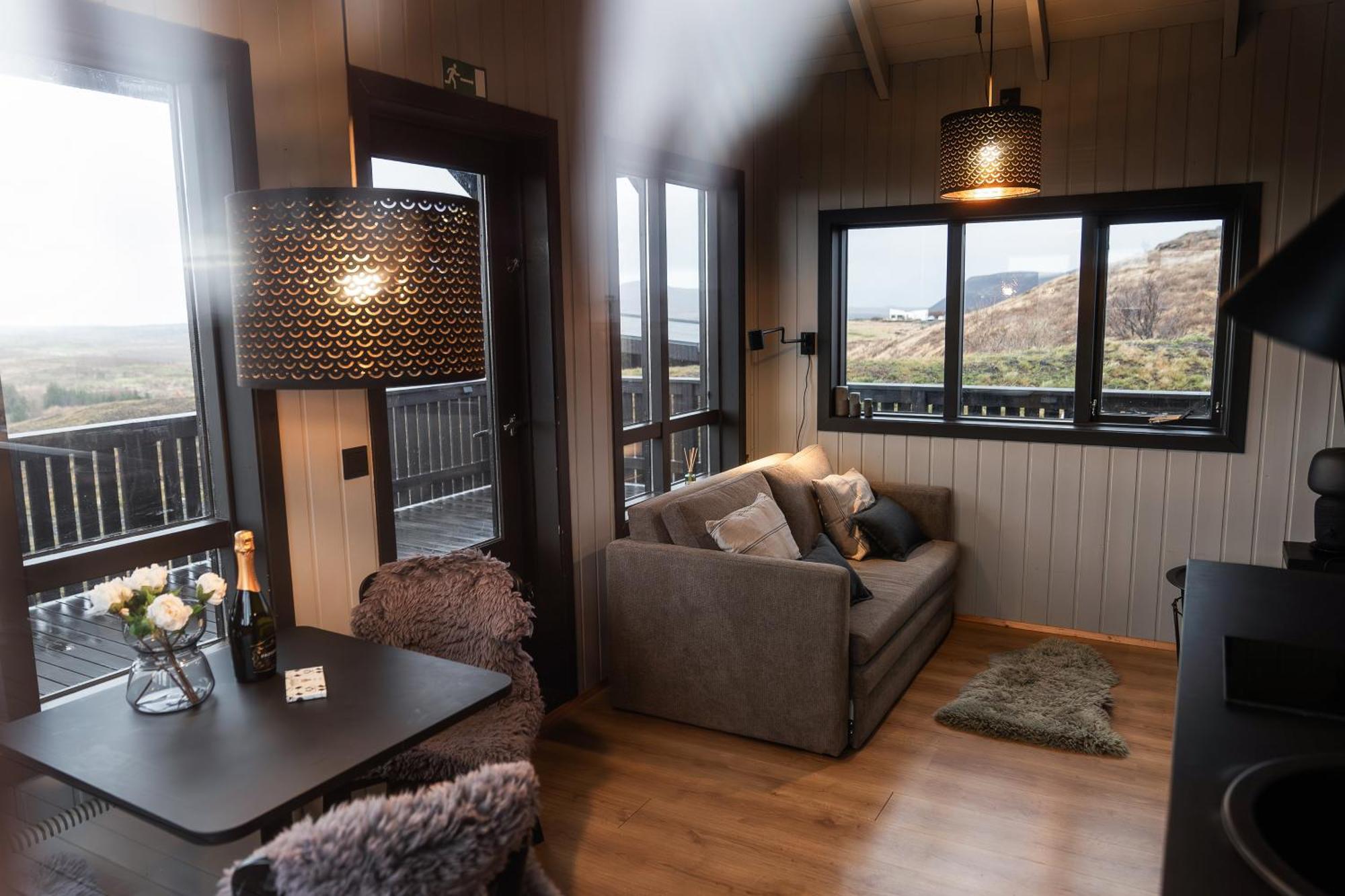 Cozy Cabin Near Golden Circle With Panoramic Views Mosfellsbaer Exterior photo
